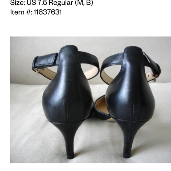 Enzo Angiolini black heels with ankle strap - Picture 4 of 8